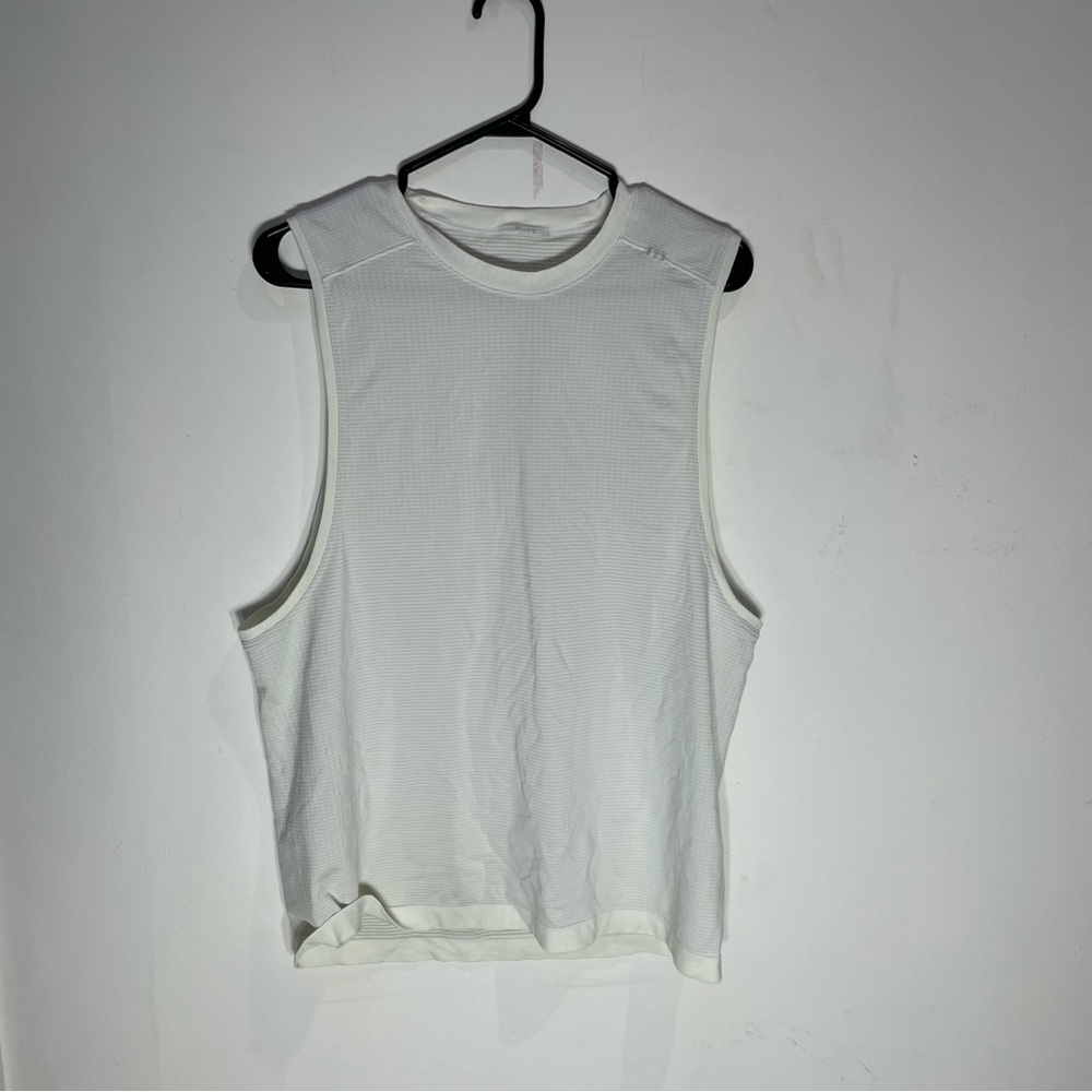 lululemon athletica white Men's Tank Top